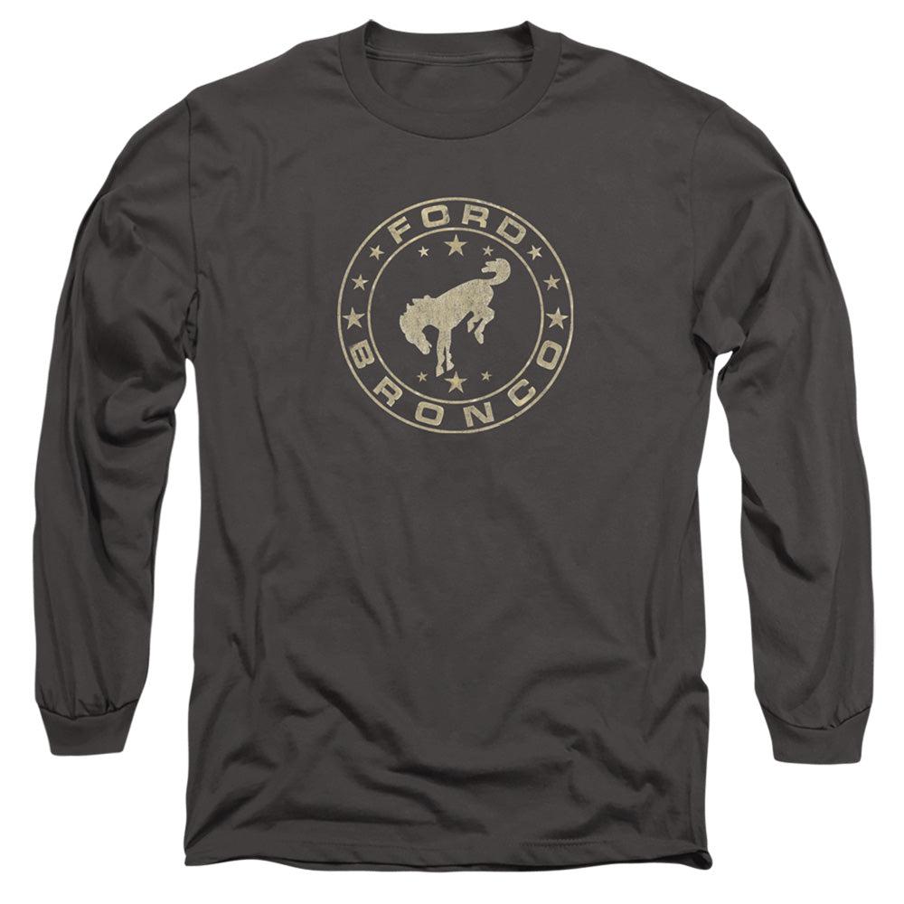 Ford Bronco Vintage Star Bronco Long-Sleeve T-Shirt-Grease Monkey Garage