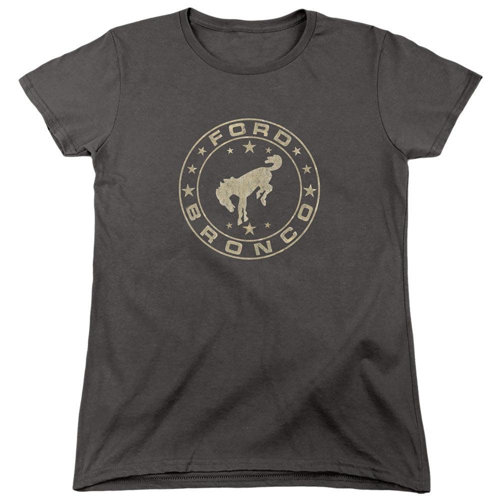 Ford Bronco Vintage Star Bronco Women's Short-Sleeve T-Shirt-Grease Monkey Garage