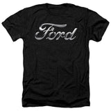 Ford Chrome Ford Script Logo Short-Sleeve T-Shirt-Grease Monkey Garage
