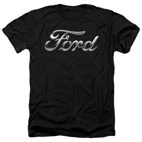 Ford Chrome Ford Script Logo Short-Sleeve T-Shirt-Grease Monkey Garage