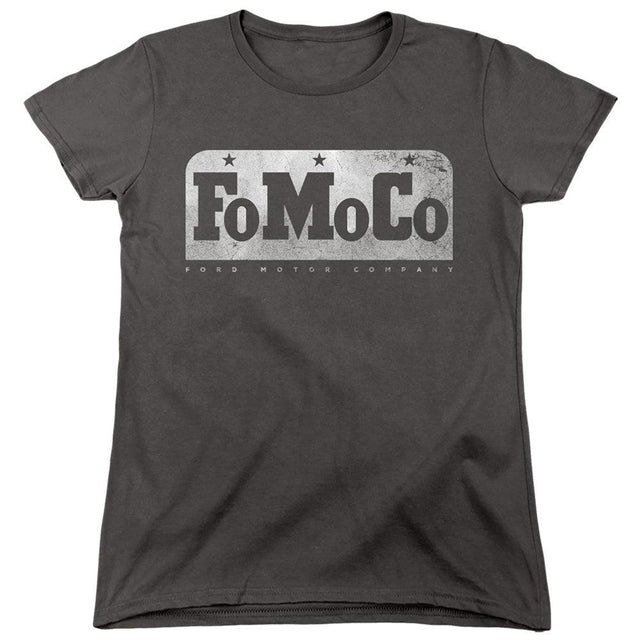 Ford FoMoCo Women's Short-Sleeve T-Shirt-Grease Monkey Garage