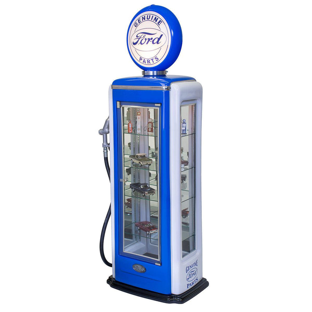 Ford Gas Pump Display Case-Grease Monkey Garage