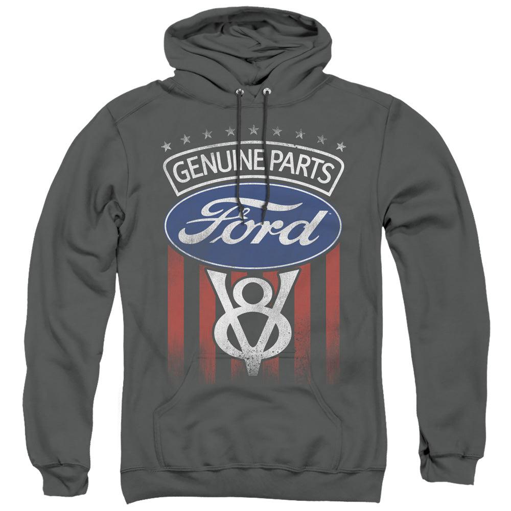 Ford Genuine Parts Flag Pullover Hoodie-Grease Monkey Garage
