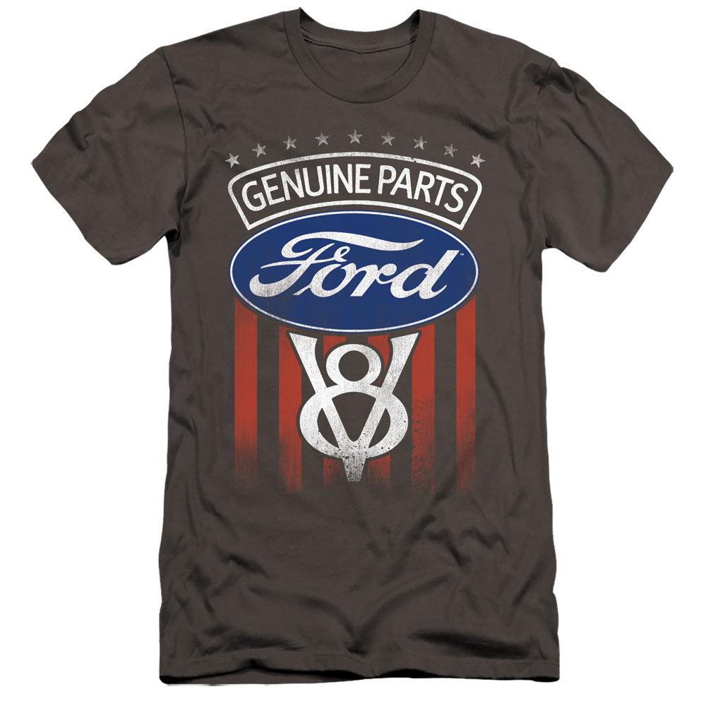 Ford Genuine Parts Flag Short-Sleeve T-Shirt-Grease Monkey Garage