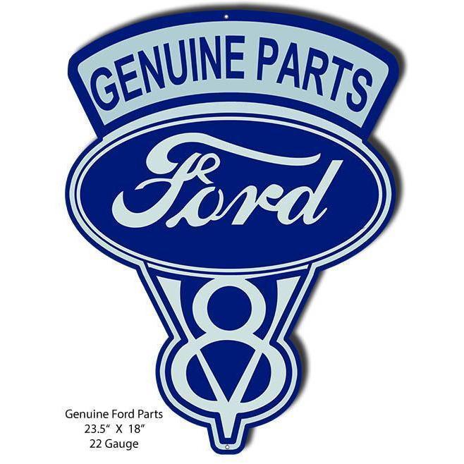 Ford Genuine Parts-Metal Signs-Grease Monkey Garage