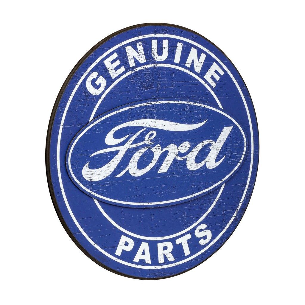 Ford Genuine Parts Round Pub Sign-Grease Monkey Garage