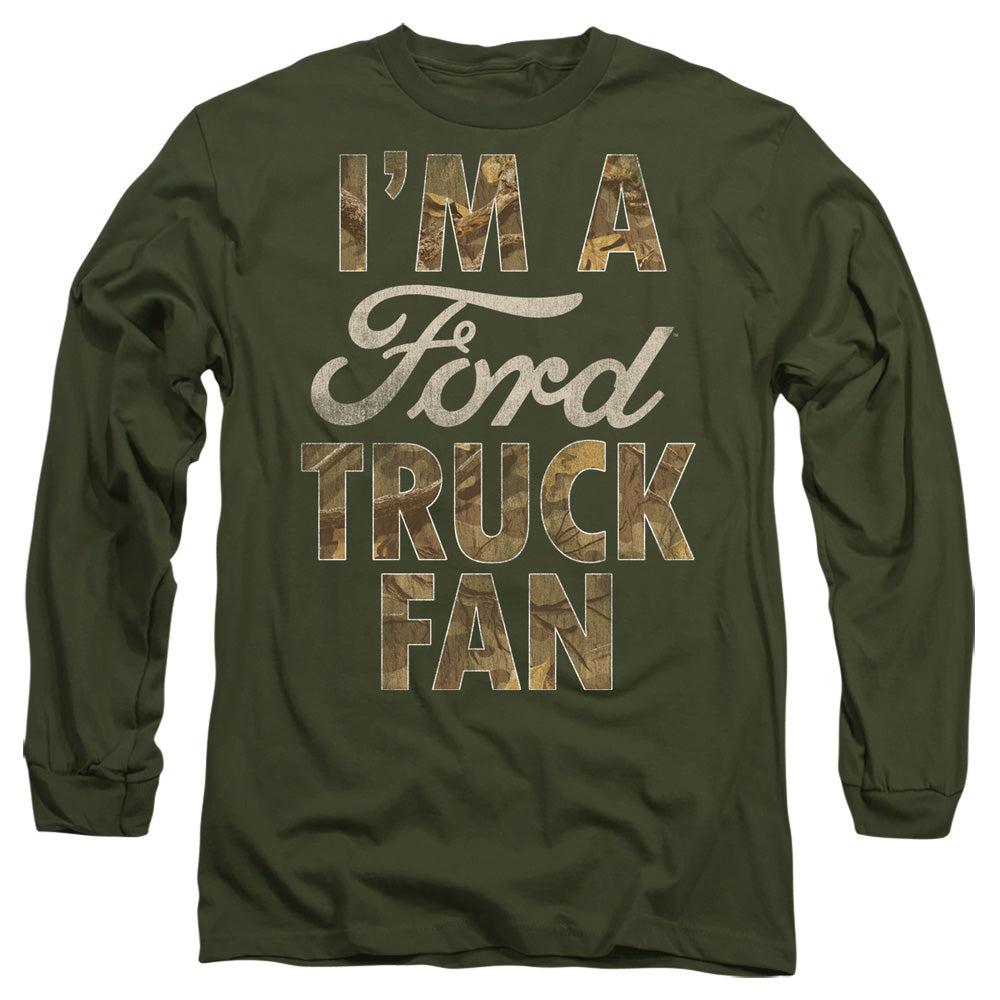 Ford I'm a Ford Truck Fan Camo Long-Sleeve T-Shirt-Grease Monkey Garage
