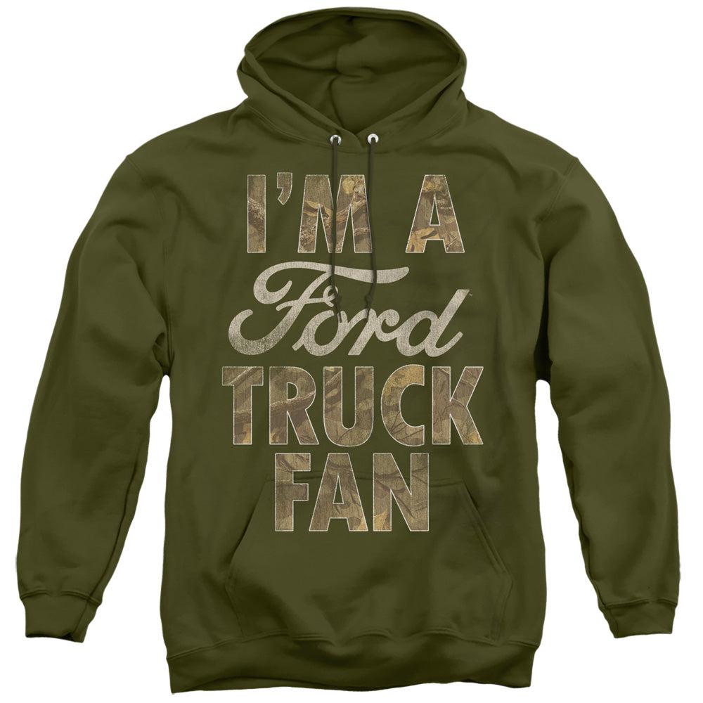 Ford I'm a Ford Truck Fan Camo Pullover Hoodie-Grease Monkey Garage