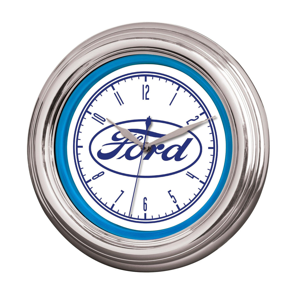 Ford LED Clock-Grease Monkey Garage