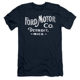 Ford Motor Co Heritage Logo Short-Sleeve T-Shirt-Grease Monkey Garage
