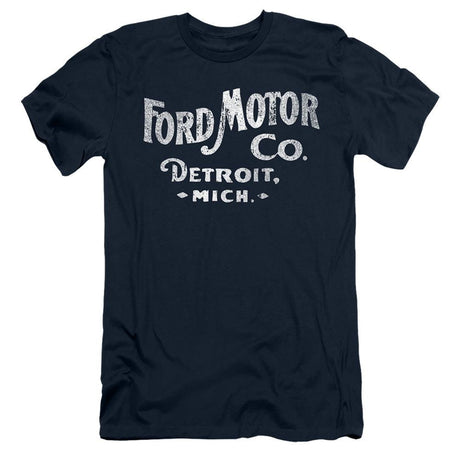Ford Motor Co Heritage Logo Short-Sleeve T-Shirt-Grease Monkey Garage