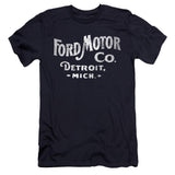 Ford Motor Co Heritage Logo Short-Sleeve T-Shirt-Grease Monkey Garage
