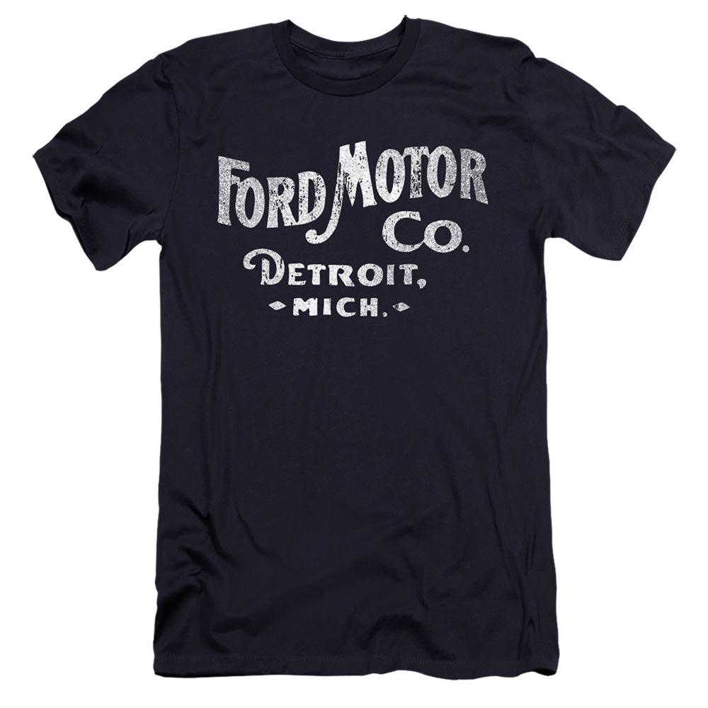 Ford Motor Co Heritage Logo Short-Sleeve T-Shirt-Grease Monkey Garage