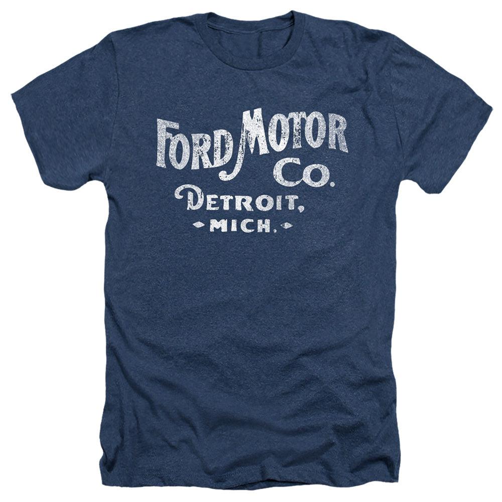 Ford Motor Co Heritage Logo Short-Sleeve T-Shirt-Grease Monkey Garage