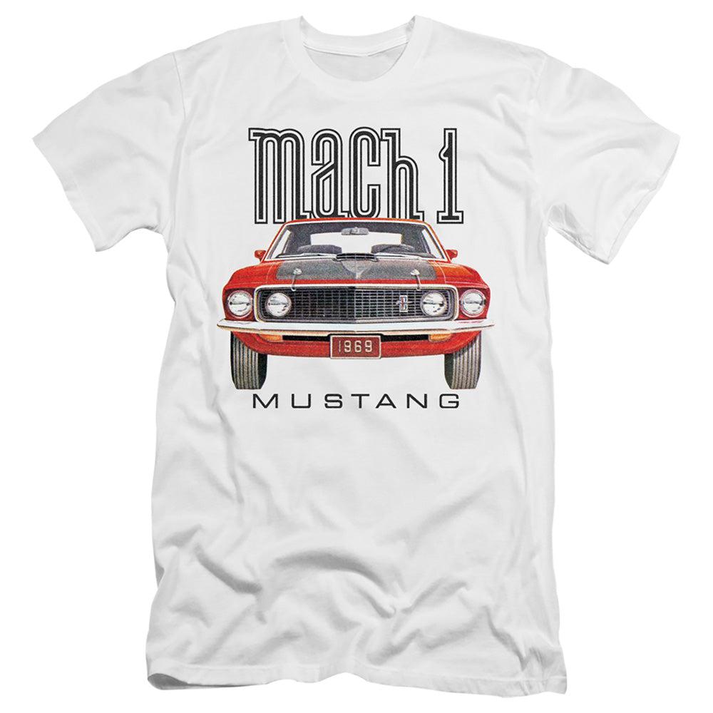 Ford Mustang 1969 Mach 1 Short-Sleeve T-Shirt-Grease Monkey Garage