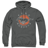 Ford Mustang Circle Pullover Hoodie-Grease Monkey Garage