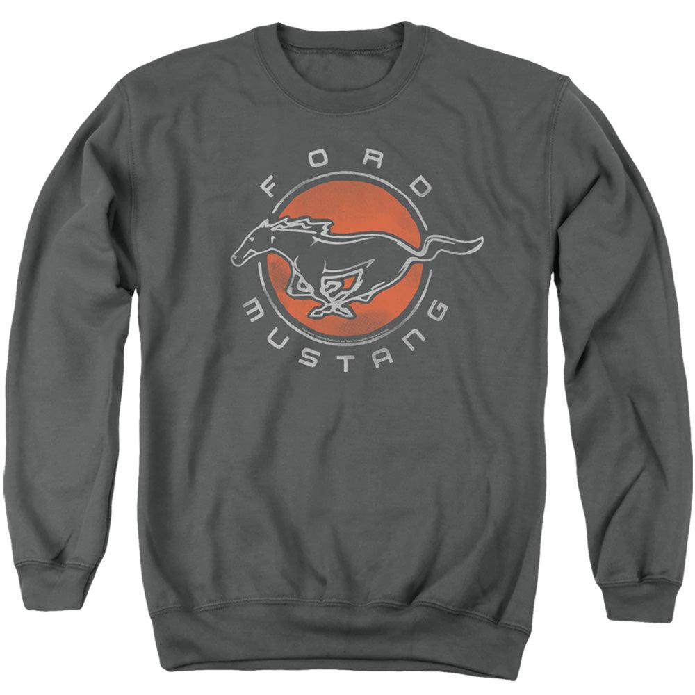 Ford Mustang Circle Sweatshirt-Grease Monkey Garage