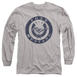 Ford Mustang Lucky Ford Mustang Long-Sleeve T-Shirt-Grease Monkey Garage