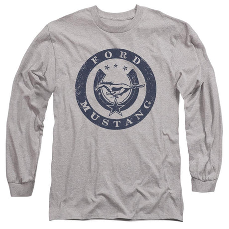 Ford Mustang Lucky Ford Mustang Long-Sleeve T-Shirt-Grease Monkey Garage