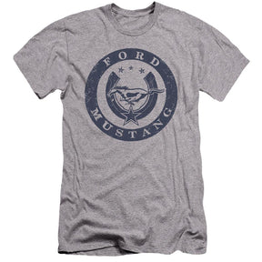Ford Mustang Lucky Ford Mustang Short-Sleeve T-Shirt-Grease Monkey Garage