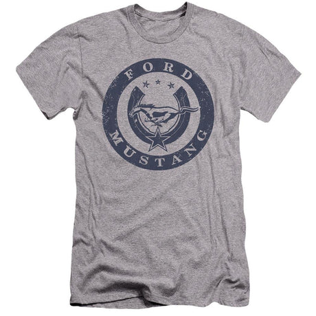 Ford Mustang Lucky Ford Mustang Short-Sleeve T-Shirt-Grease Monkey Garage