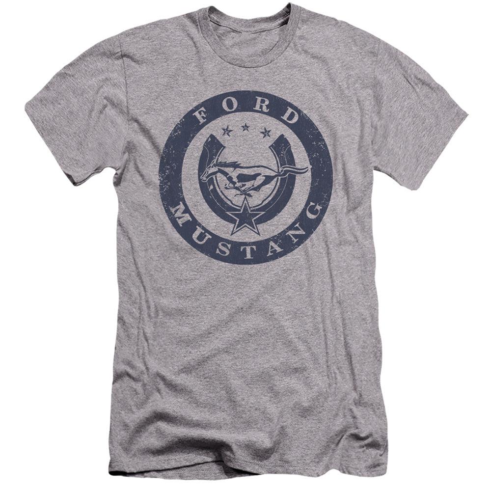Ford Mustang Lucky Ford Mustang Short-Sleeve T-Shirt-Grease Monkey Garage