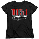 Ford Mustang Mach 1 Women's Short-Sleeve T-Shirt-Grease Monkey Garage