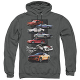 Ford Mustang Stack Pullover Hoodie-Grease Monkey Garage