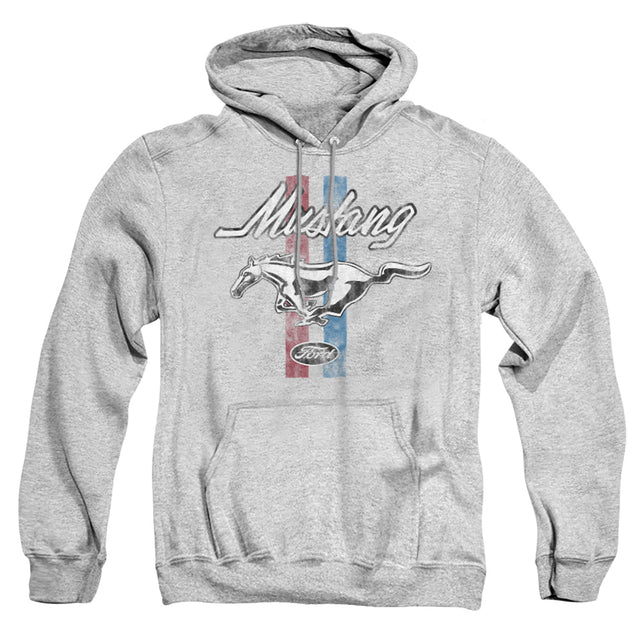 Ford MustangTribar Logo Pullover Hoodie-Grease Monkey Garage