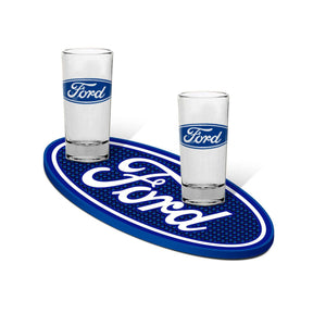 Ford Shot Glass Set-Grease Monkey Garage