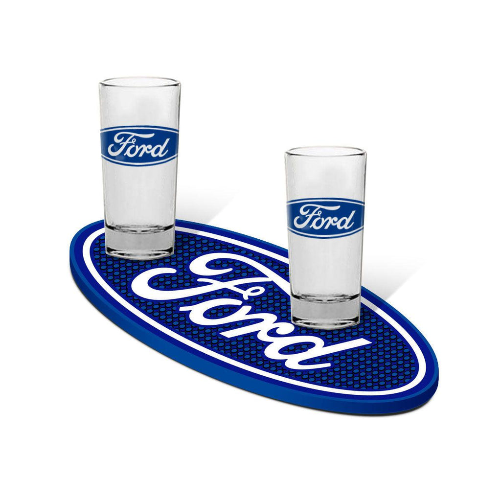 Ford Shot Glass Set-Grease Monkey Garage