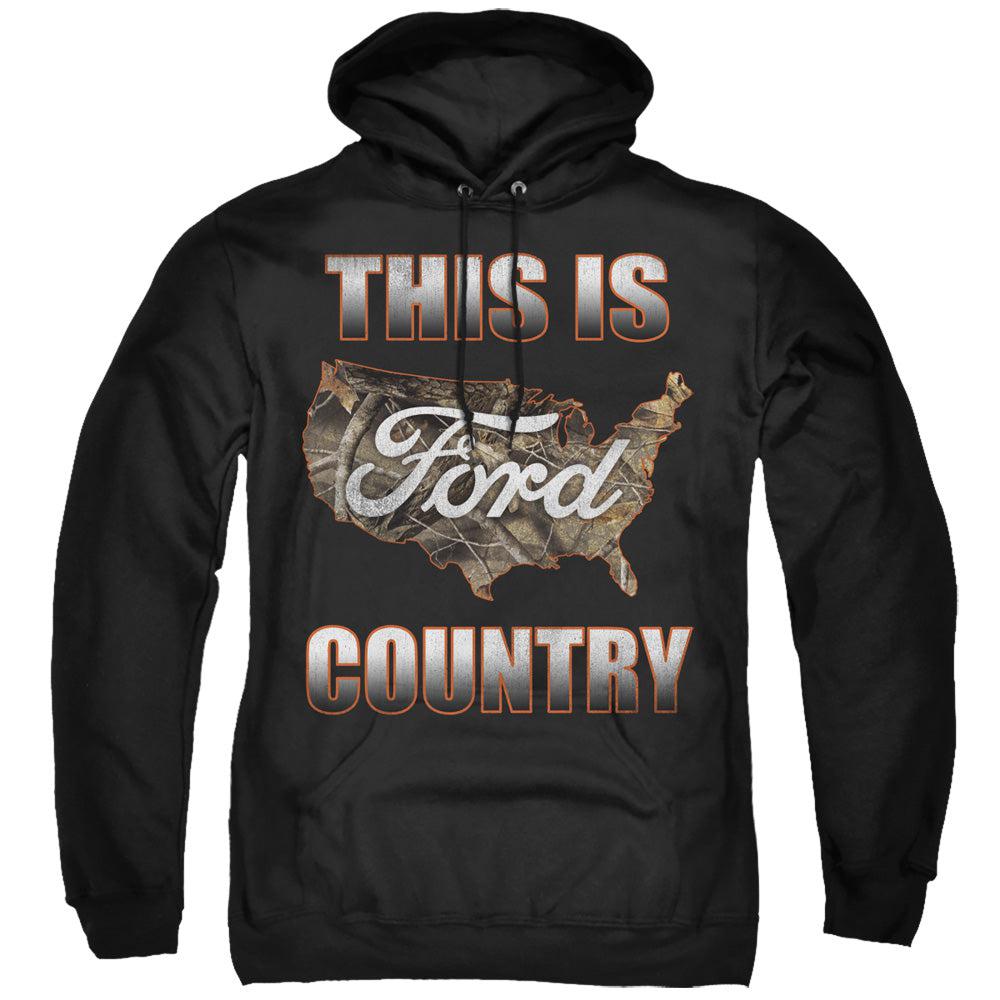 Ford This is Ford Country Camo Pullover Hoodie-Grease Monkey Garage