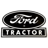 Ford Tractor Black Emblem Metal Sign-Metal Signs-Grease Monkey Garage