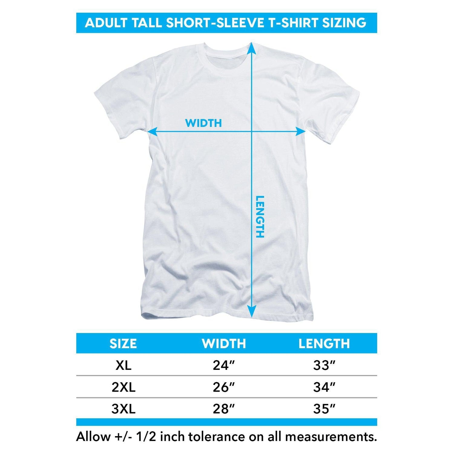 Ford Tractor Tall Short-Sleeve T-Shirt-Grease Monkey Garage