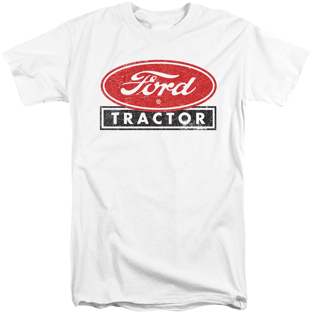 Ford Tractor Tall Short-Sleeve T-Shirt-Grease Monkey Garage