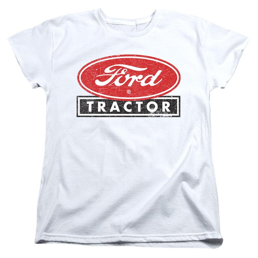 Ford Tractor Women's Short-Sleeve T-Shirt-Grease Monkey Garage