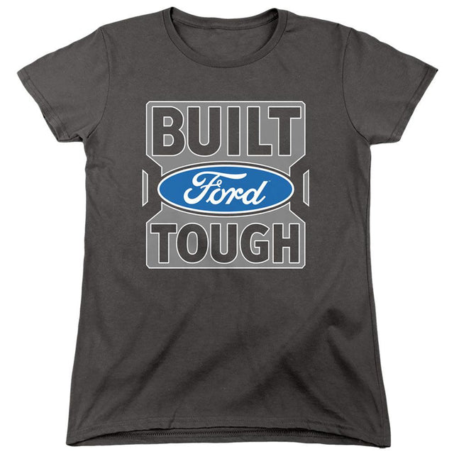 Ford Trucks Built Ford Tough Women's Short-Sleeve T-Shirt-Grease Monkey Garage