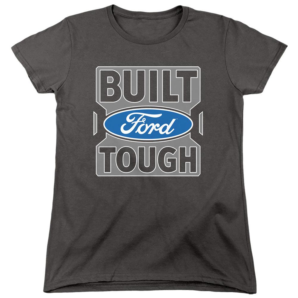 Ford Trucks Built Ford Tough Women's Short-Sleeve T-Shirt-Grease Monkey Garage