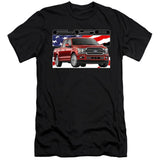 Ford Trucks F-150 American Flag Short-Sleeve T-Shirt-Grease Monkey Garage
