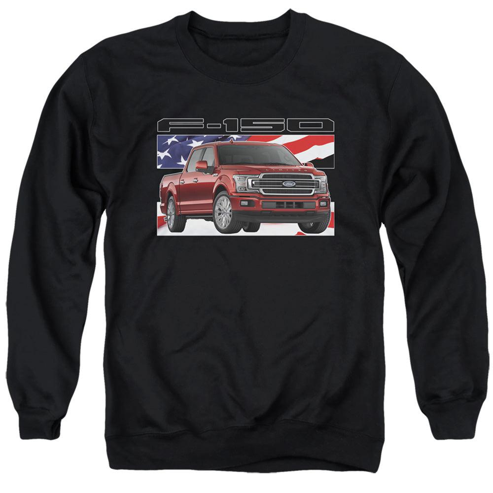 Ford Trucks F-150 American Flag Sweatshirt-Grease Monkey Garage