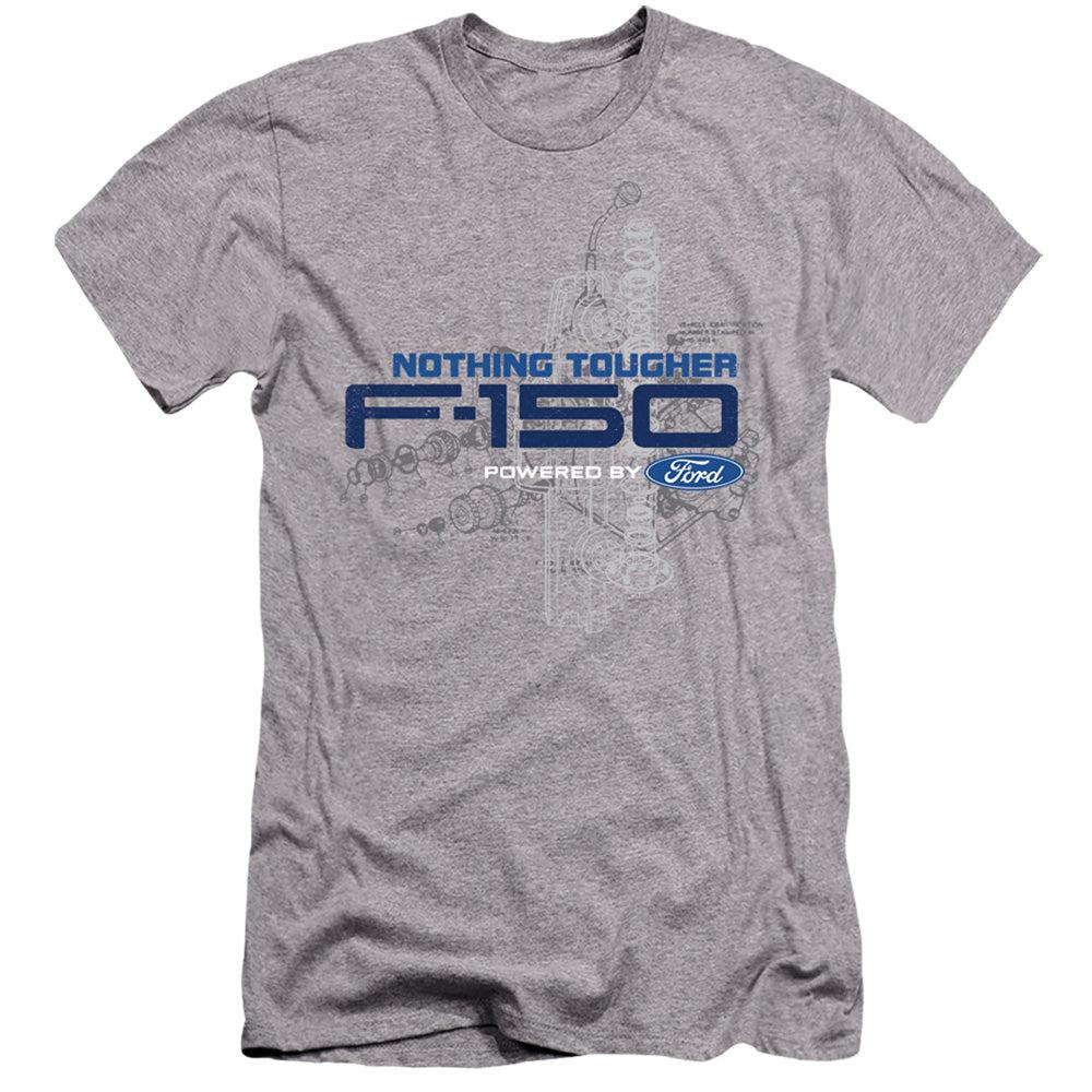 Ford Trucks F-150 Nothing Tougher Powered by Ford Short-Sleeve T-Shirt-Grease Monkey Garage