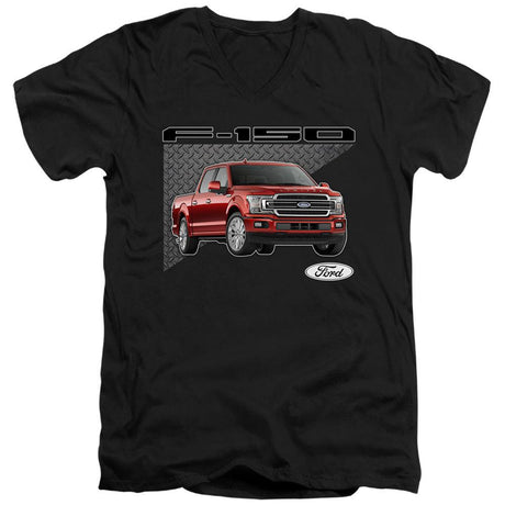 Ford Trucks F-150 Short-Sleeve V-Neck T-Shirt-Grease Monkey Garage