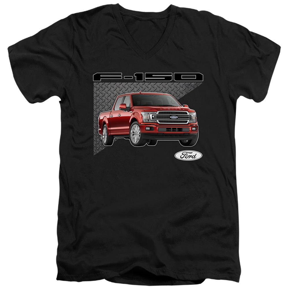 Ford Trucks F-150 Short-Sleeve V-Neck T-Shirt-Grease Monkey Garage