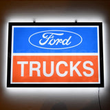 Ford Trucks Slim LED Sign-Grease Monkey Garage