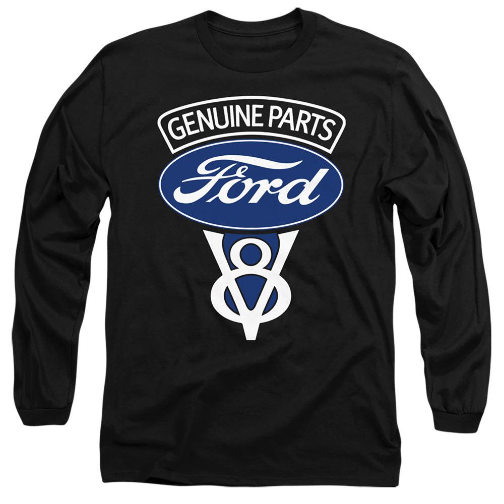 Ford V8 Genuine Parts Long-Sleeve T-Shirt-Grease Monkey Garage