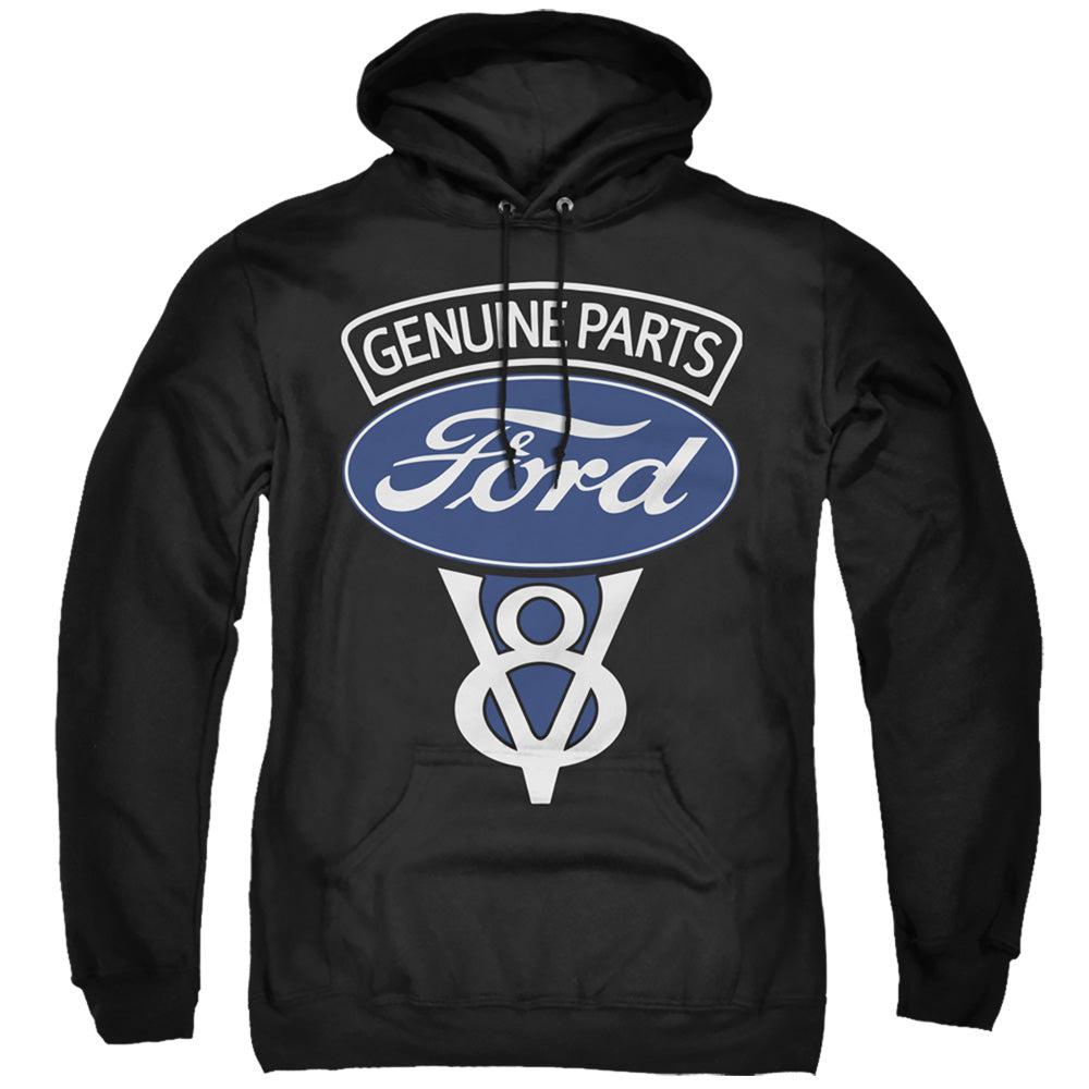 Ford V8 Genuine Parts Pullover Hoodie-Grease Monkey Garage