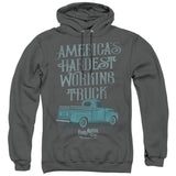 Ford Vintage America's Hardest Working Truck Pullover Hoodie-Grease Monkey Garage