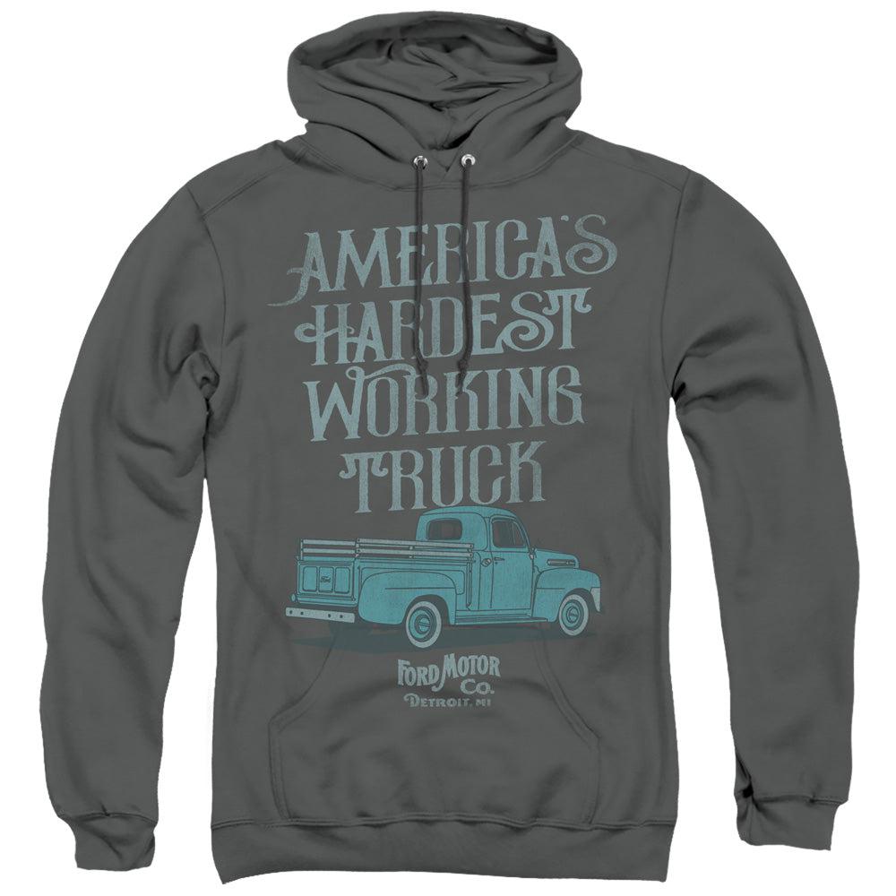Ford Vintage America's Hardest Working Truck Pullover Hoodie-Grease Monkey Garage