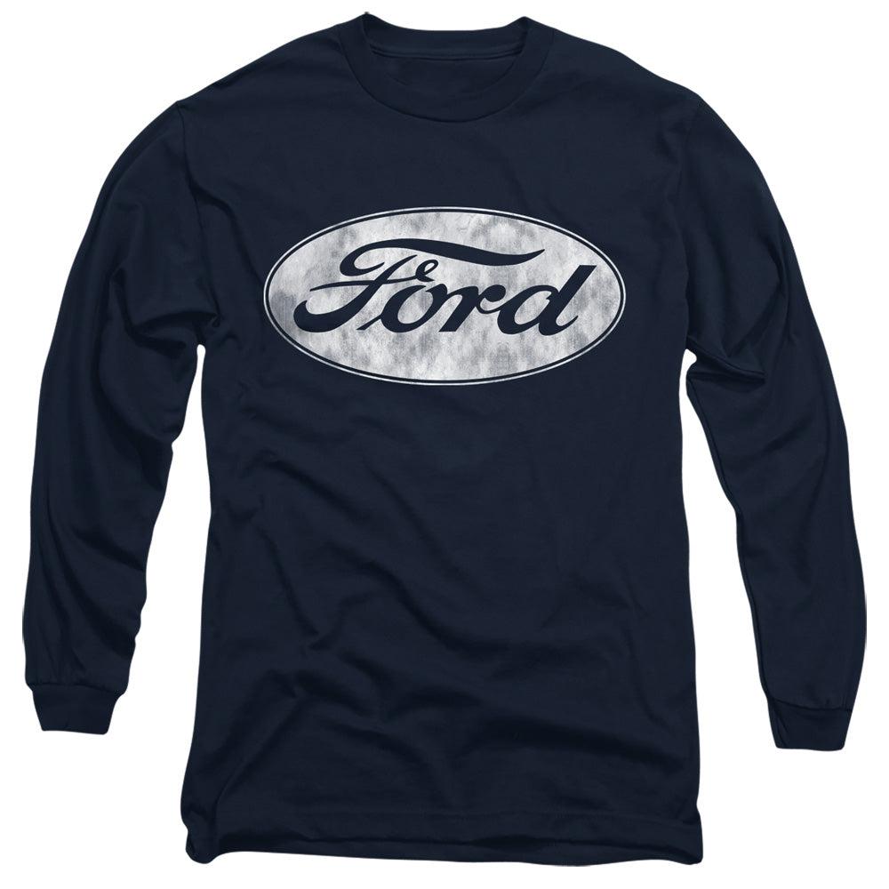 Ford Vintage Oval Logo Long-Sleeve T-Shirt-Grease Monkey Garage