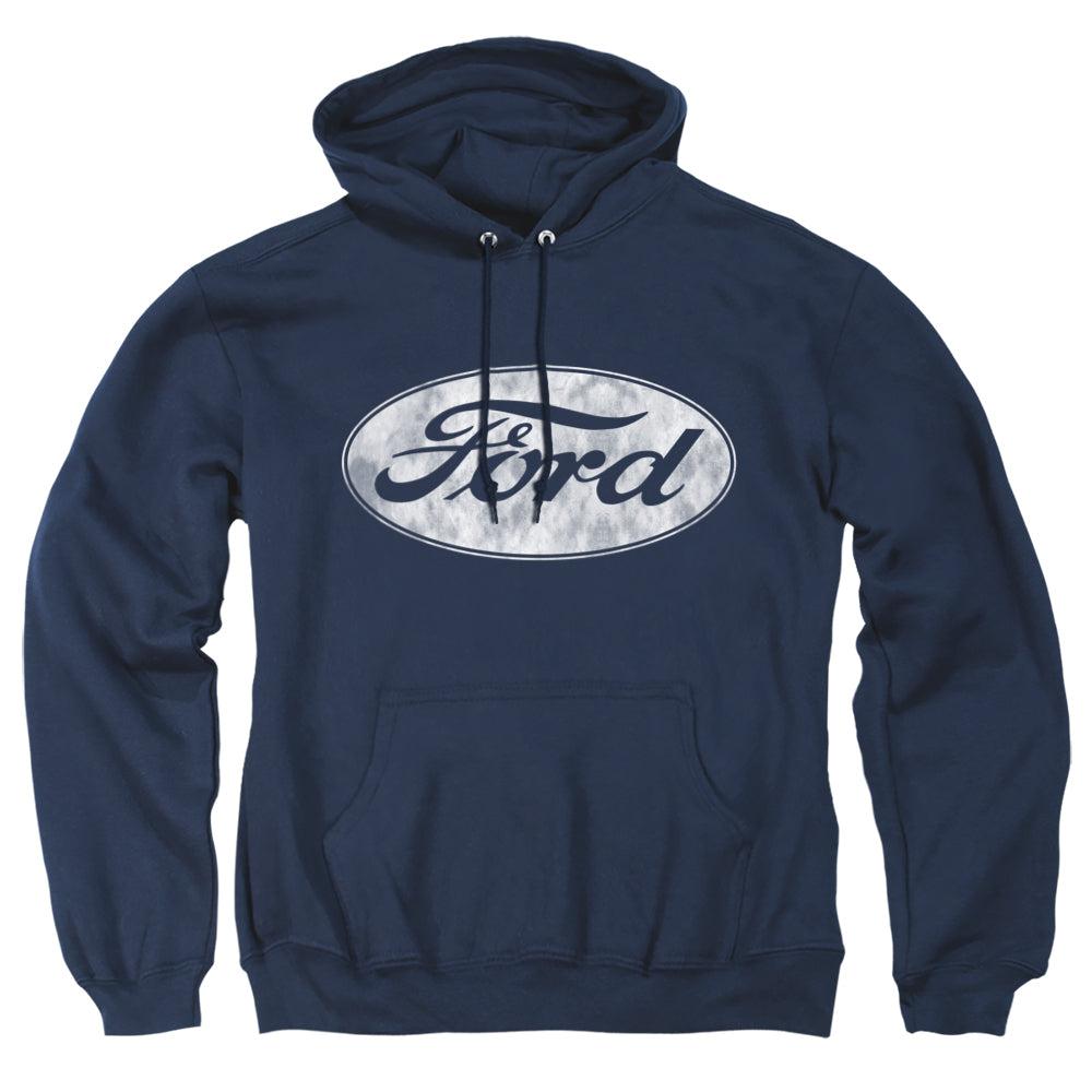 Ford Vintage Oval Logo Pullover Hoodie-Grease Monkey Garage